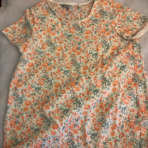 Floral blouse short sleeved - Picture 1 of 6